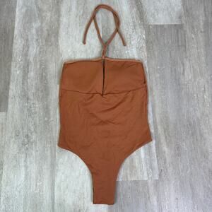 Peixoto One Piece Open Back Swimsuit Size Small